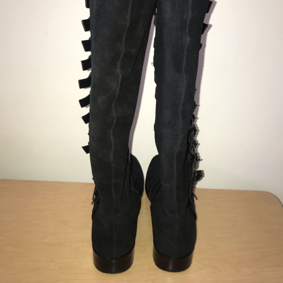Luxury Rebel Leigh Knee High Boots Size 8 - Picture 3 of 5